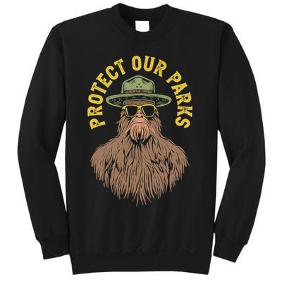 Protect Our Parks! Sasquatch Park Ranger Funny Bigfoot Sweatshirt