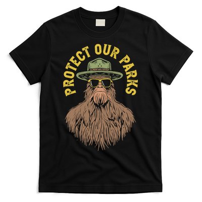 Protect Our Parks! Sasquatch Park Ranger Funny Bigfoot T-Shirt