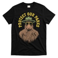 Protect Our Parks! Sasquatch Park Ranger Funny Bigfoot T-Shirt