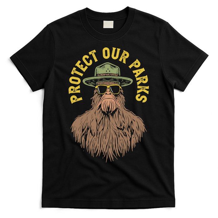 Protect Our Parks! Sasquatch Park Ranger Funny Bigfoot T-Shirt
