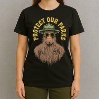 Protect Our Parks! Sasquatch Park Ranger Funny Bigfoot T-Shirt