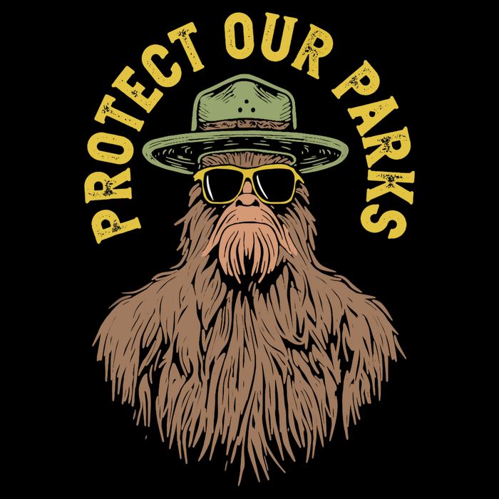 Protect Our Parks! Sasquatch Park Ranger Funny Bigfoot T-Shirt