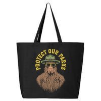 Protect Our Parks! Sasquatch Park Ranger Funny Bigfoot 25L Jumbo Tote