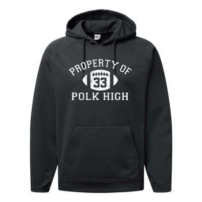 Property Of Polk High Performance Fleece Hoodie