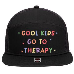 Pediatric Occupational Physical Therapist Cool Therapy 7 Panel Mesh Trucker Snapback Hat