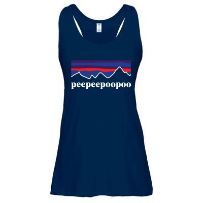 Peepeepoopoo Outdoors Pee Pee Poo Poo Funny Fathers Day Ladies Essential Flowy Tank