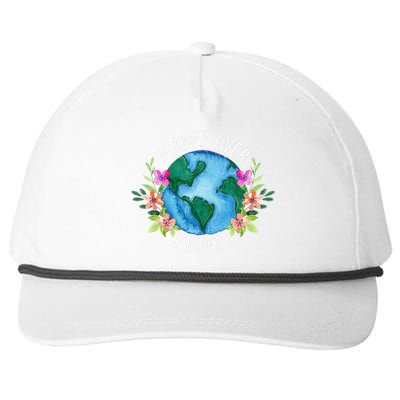 Planet Over Profit Save The Earth Campaign Awareness Snapback Five-Panel Rope Hat