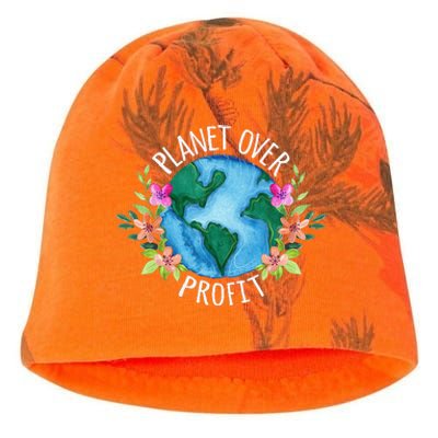 Planet Over Profit Save The Earth Campaign Awareness Kati - Camo Knit Beanie