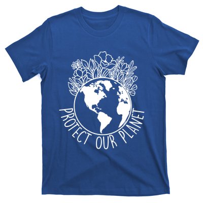 Protect Our Planet Funny Save Our Earth Protect Month Cute Gift T-Shirt