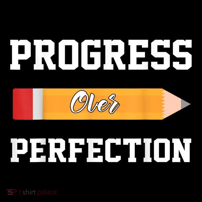 Progress Over Perfection Teacher Funny Pencil Back To Shool Short Acrylic Beanie