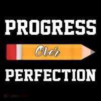 Progress Over Perfection Teacher Funny Pencil Back To Shool Full Zip Hoodie