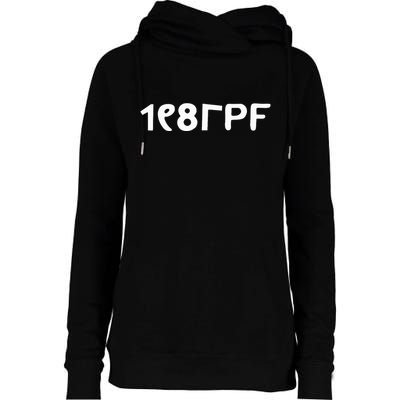 Principle Of Pleasure 80s Costume Womens Funnel Neck Pullover Hood