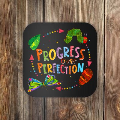 Progress Over Perfection Very Hungry Caterpillar Teacher Coaster