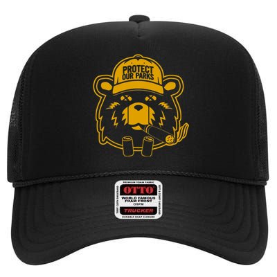 Protect Our Parks Jre High Crown Mesh Back Trucker Hat