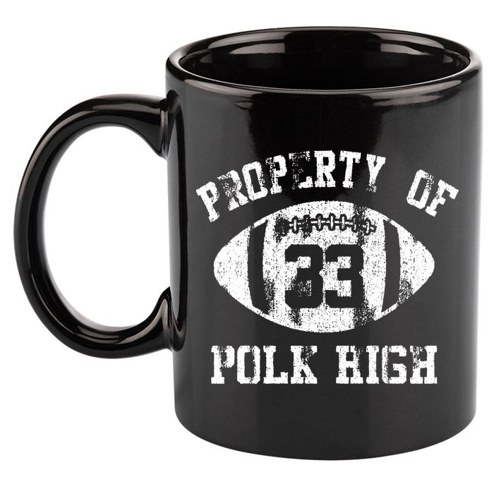 Property Of Polk High 11oz C Handle Ceramic Mug