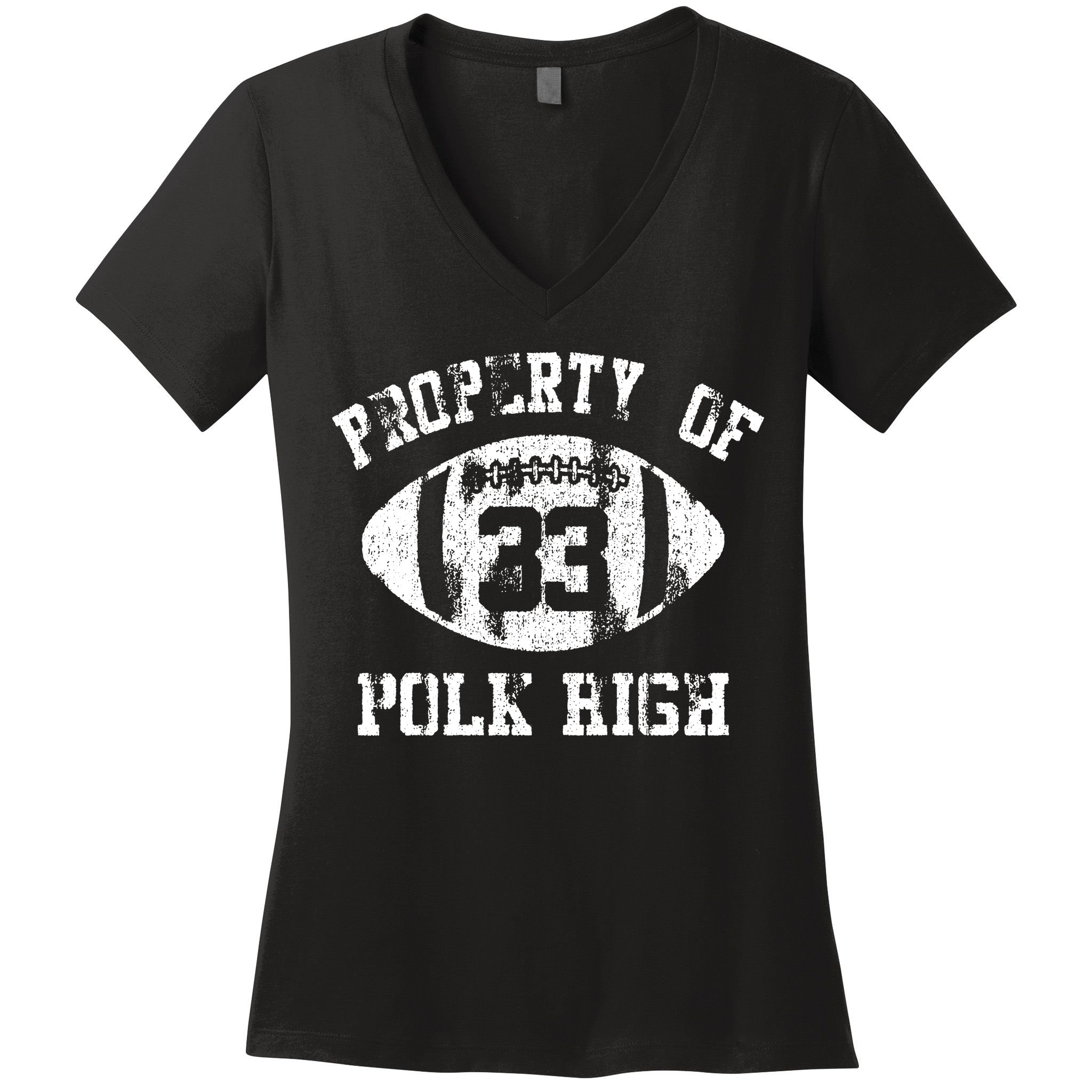 Property Of Polk High Women's V-Neck T-Shirt