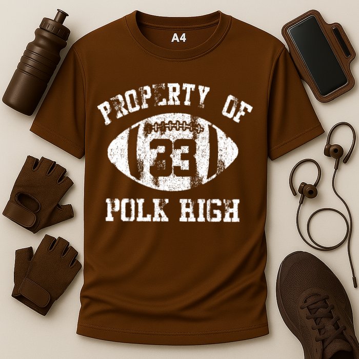 Property Of Polk High Cooling Performance Crew T-Shirt