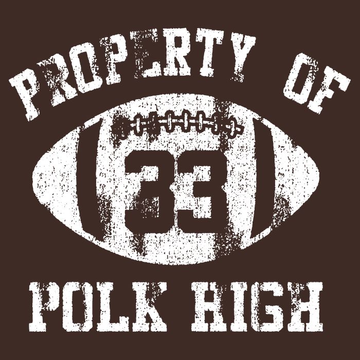 Property Of Polk High Cooling Performance Crew T-Shirt