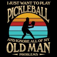 Pickleball OLDMAN Sustainable Bucket Hat