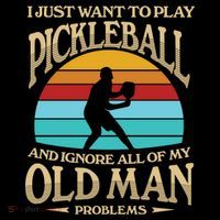 Pickleball OLDMAN Kids T-Shirt