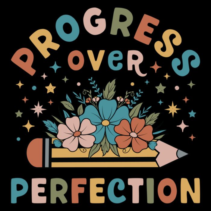 Progress Over Perfection | Teacher Wildflower Back To School City Backpack