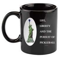 Pursuit Of Pickleball 11oz C Handle Ceramic Mug