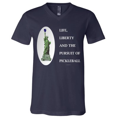Pursuit Of Pickleball V-Neck T-Shirt