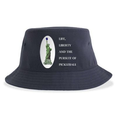 Pursuit Of Pickleball Sustainable Bucket Hat