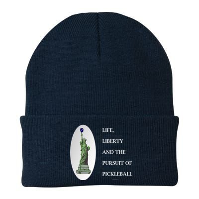 Pursuit Of Pickleball Knit Cap Winter Beanie