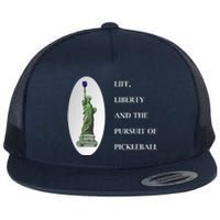 Pursuit Of Pickleball Flat Bill Trucker Hat