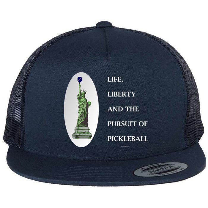 Pursuit Of Pickleball Flat Bill Trucker Hat