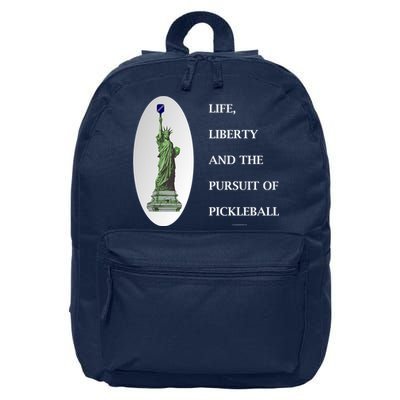 Pursuit Of Pickleball 16 in Basic Backpack