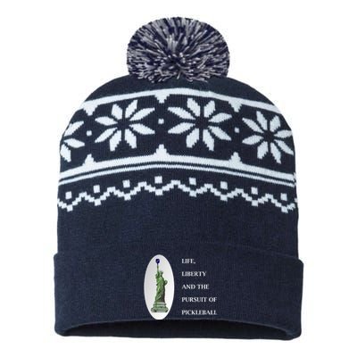 Pursuit Of Pickleball USA-Made Snowflake Beanie