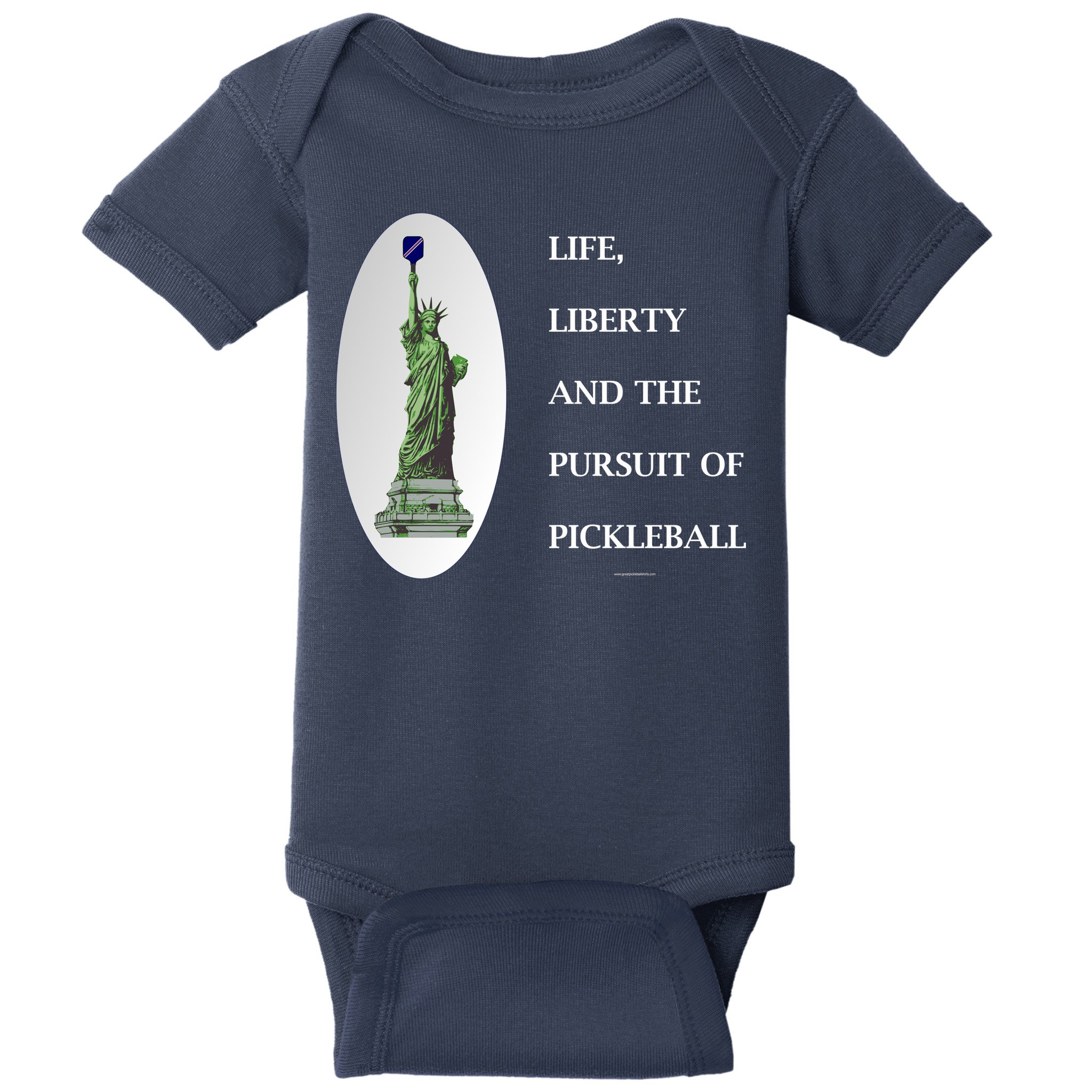 Pursuit Of Pickleball Baby Bodysuit