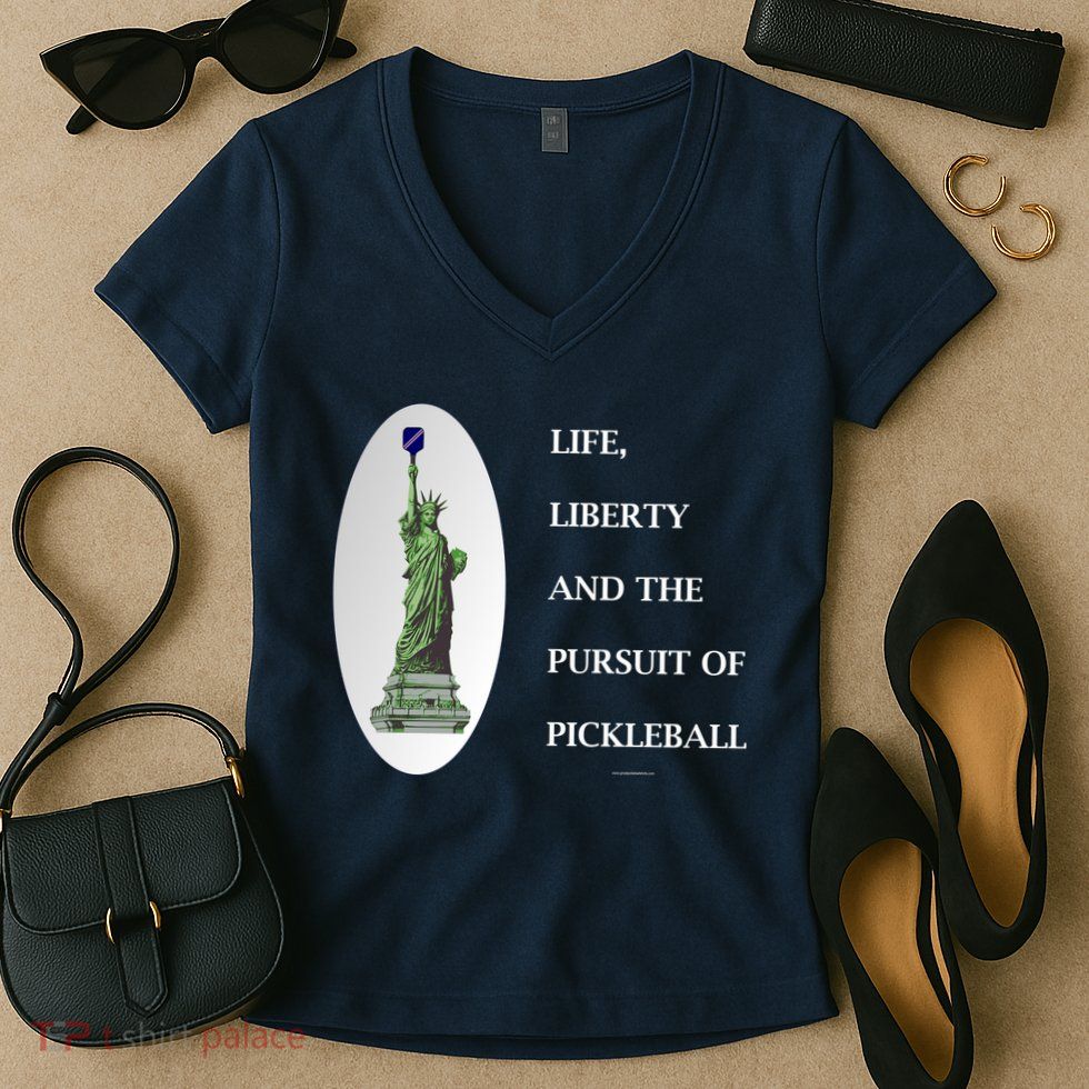 Pursuit Of Pickleball Women's V-Neck T-Shirt