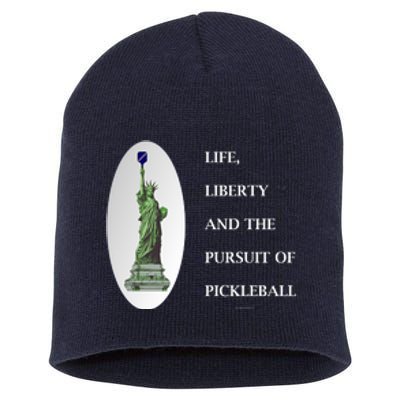 Pursuit Of Pickleball Short Acrylic Beanie