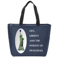 Pursuit Of Pickleball Zip Tote Bag