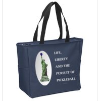Pursuit Of Pickleball Zip Tote Bag