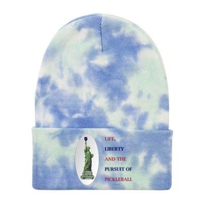 Pursuit Of Pickleball Tie Dye 12in Knit Beanie