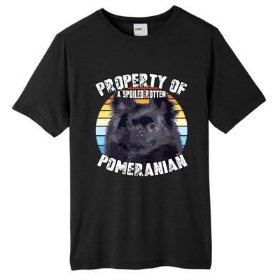 Property Of Pomeranian Black Tall Fusion ChromaSoft Performance T-Shirt