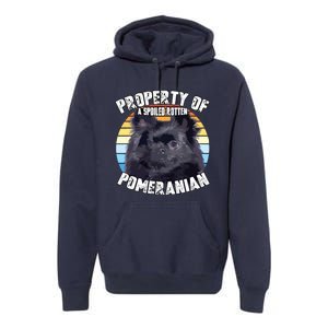 Property Of Pomeranian Black Premium Hoodie