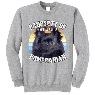 Property Of Pomeranian Black Sweatshirt