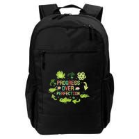 Progress Over Perfection Frog Back To School Teacher Backpack