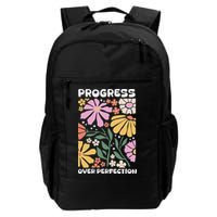 Progress Over Perfection Aba Therapist Behavior Rbt Floral Backpack
