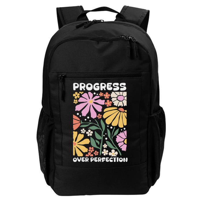 Progress Over Perfection Aba Therapist Behavior Rbt Floral Backpack