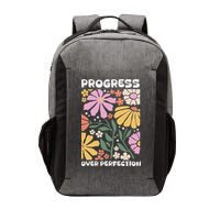 Progress Over Perfection Aba Therapist Behavior Rbt Floral Vector Backpack