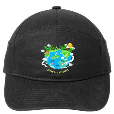 Protect Our Planet World Environt Day Meaningful Gift 7-Panel Snapback Hat