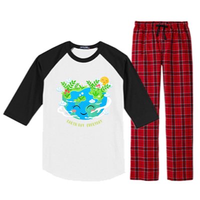 Protect Our Planet World Environt Day Meaningful Gift Raglan Sleeve Pajama Set