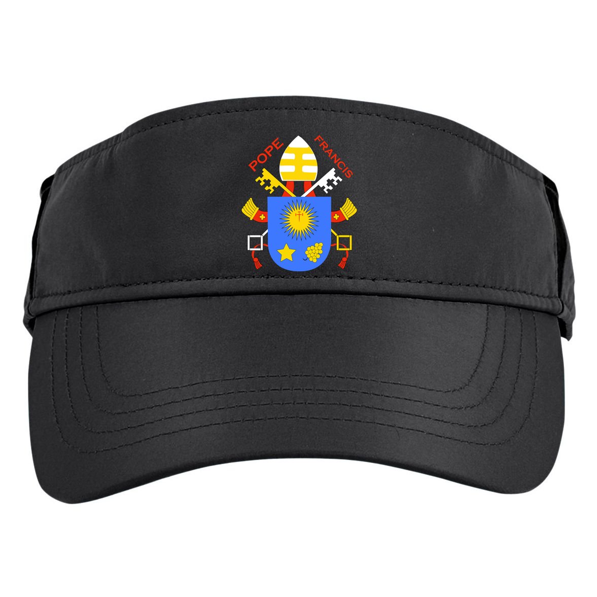 Pope Francis Emblem Christianity Adult Drive Performance Visor