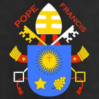 Pope Francis Emblem Christianity Adult Drive Performance Visor